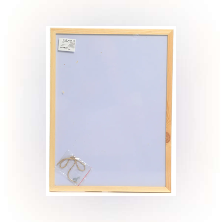 Дъска за писане - Бяла с дървена рамка - 40х60см - 65399