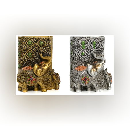 Сувенир - Моливник със слон - 11х7см - 61109