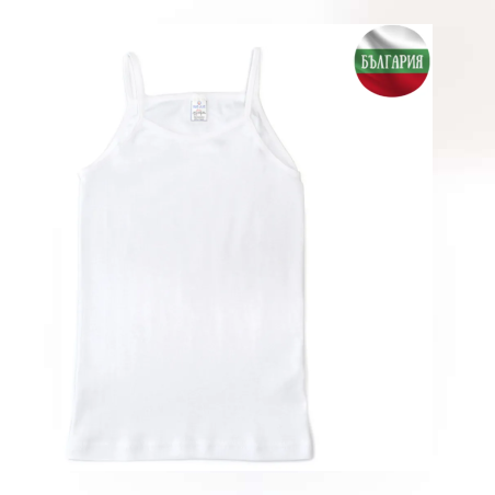 Детски корсаж с ластик - Рипс - Бял -32 - 060141