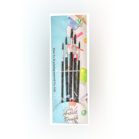 Четки за рисуване - остри - 5 броя