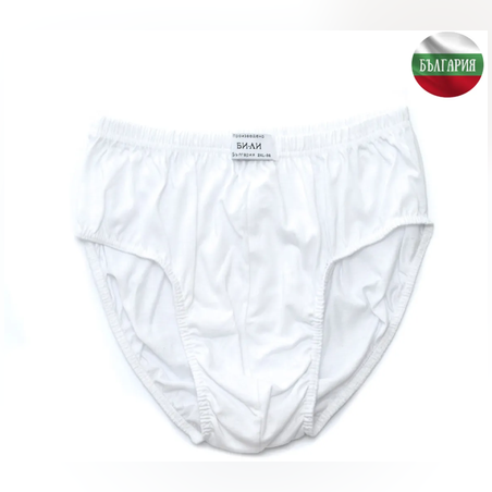 Мъжки слип - Бял - 50/М - 060650