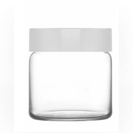 Буркан с бял капак 890cc