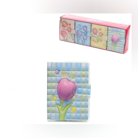 Тефтер- А7 - 70 листа - Цвете - 65547