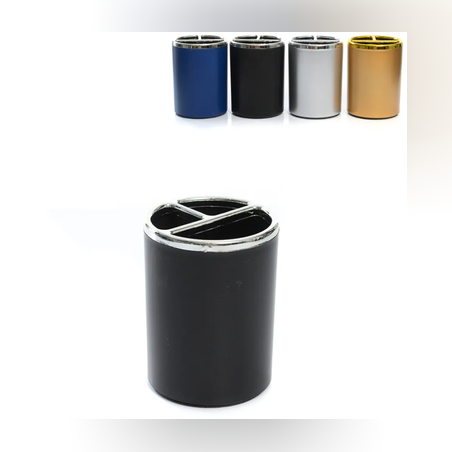 Моливник с 3 преградки - 8.2х10.5см - 65238