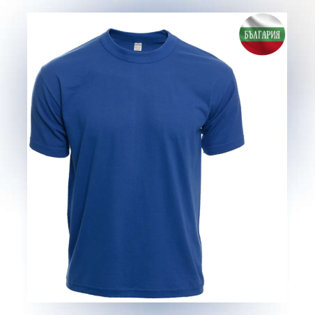 Мъжка тениска - Коралово синьо - 58/3XL - 060356