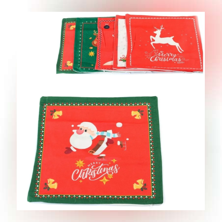 Каре за маса - Коледна - 43х43см - 54517