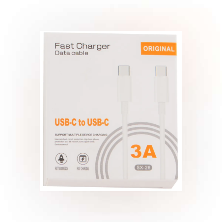 Кабел за зареждане 1м. USB-USB - 64026