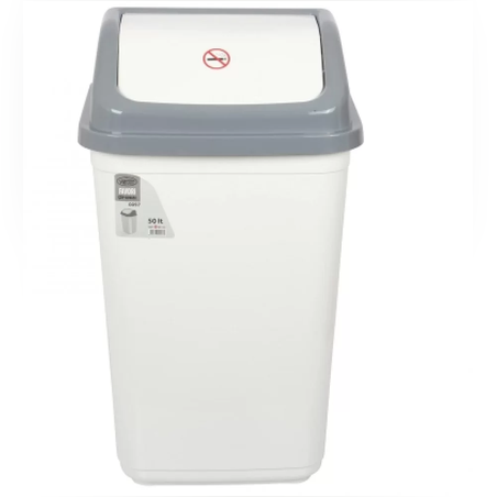 КОШ С ЛЮЛЕЕЩ КАПАК 50Л VIOLET