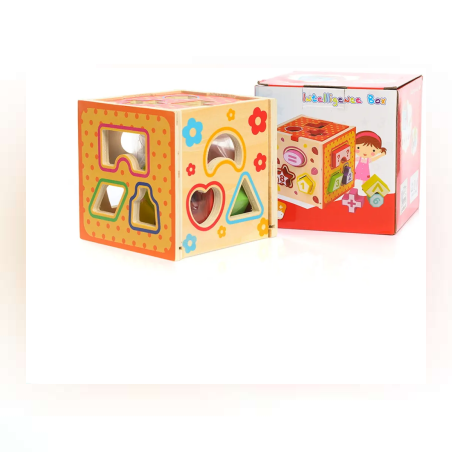 Пъзел - Кутия с фигурки - Дърво - 65196