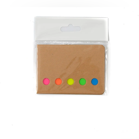 Самозалепващи сигнални листи 5х20 листа в картонена опаковка 11561