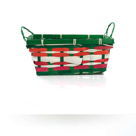 Панер с дръжка - Коледен - 25х20х11см - 54860