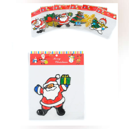 Стикер за декорация - Коледен - 20х20см - 54303