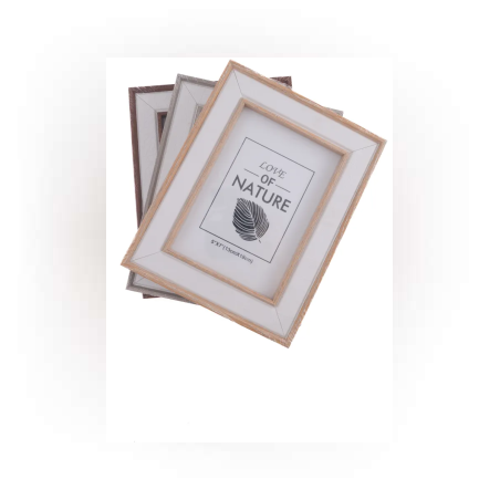 Рамка за снимка с кожени орнаменти 13х18см. - 60002