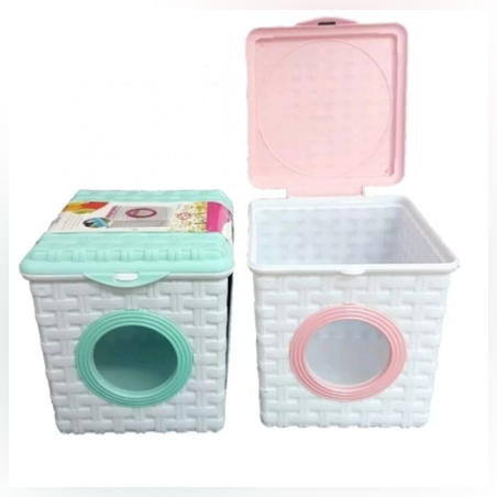 КУТИЯ ЗА ПРАХ ЗА ПРАНЕ С ПРОЗОРЧЕ