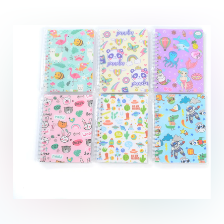 Тефтер - А5 - 80 листа - Спирала - PVC корица - 65350