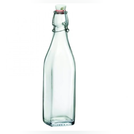 БУТИЛКА КВАДРАТНА 245 МЛ.