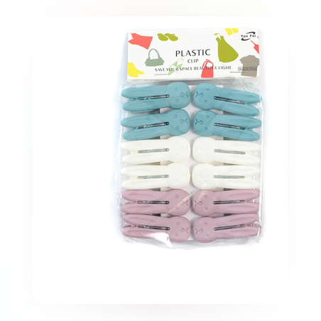 Щипки за пране - Заек - 12 броя - 71047