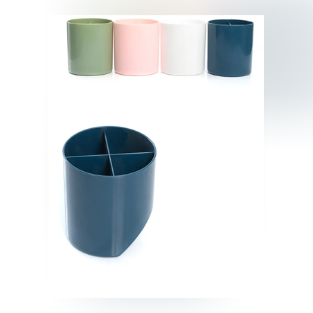 Моливник с 4 прегради - ф9х10см - 65230