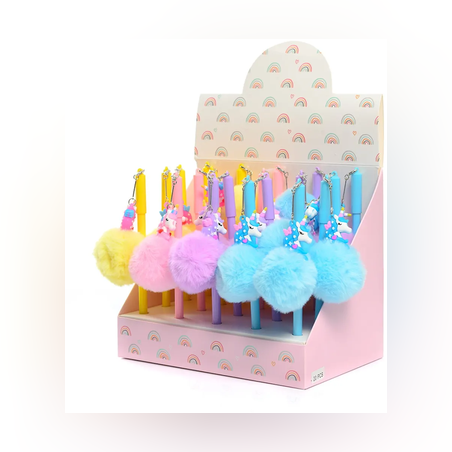 Химикалка - Еднорог с пух - 65536