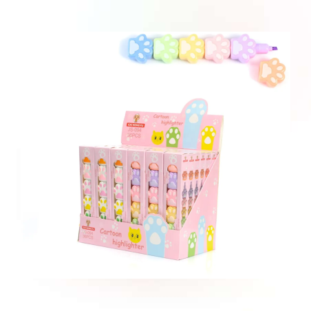 Маркери - 6 броя - Лапи - 65010