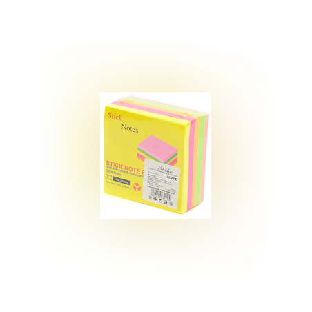 Самозалепващи се сигнални листи - 400листа - 76х76мм - 65212