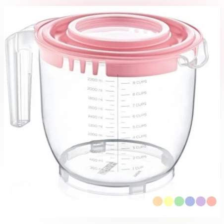 КУПА ЗА МИКСЕР С ДВОЕН КАПАК - 2.2 Л.