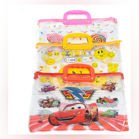 Папка за документи с цип и дръжка А4 - 65615