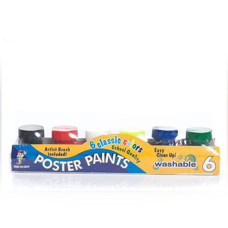 Темперни бои с четка - 6х20мл - 65097