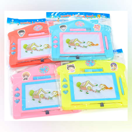 Магическа дъска за писане с химикал и 3 фигурки - 65208