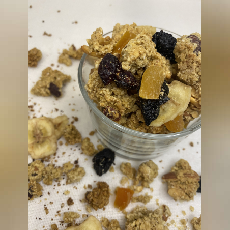 ДОМАШНА ГРАНОЛА С ЯДКИ И СУШЕНИ ПЛОДОВЕ 