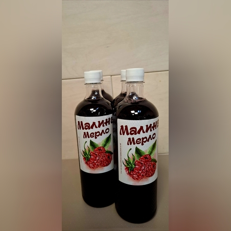 Малиново мерло 1л.