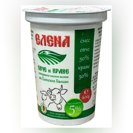 Кисело мляко Елена смес 5%