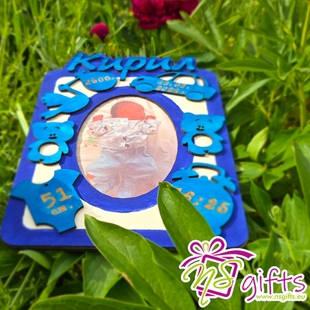 Бебешка визитка със снимка