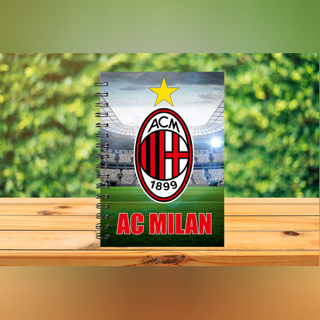 Тефтер AC Milan размер А5