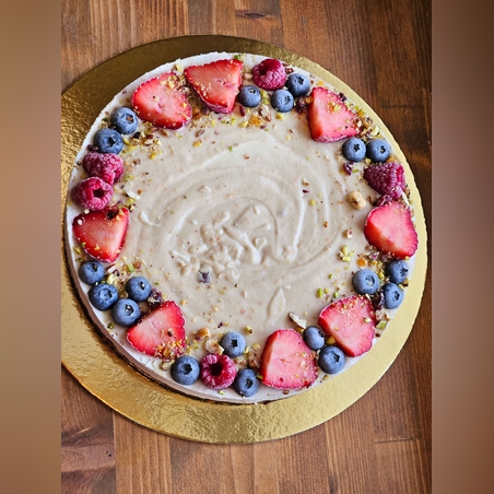 Портокалова торта с плодове 26см