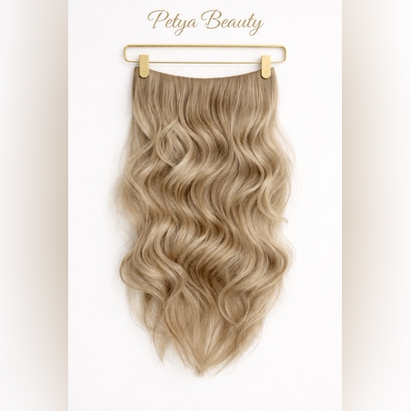 Комплект екстеншън от 4 части - ТЪМНО РУСО С КИЧУРИ (ВЪЛНИ)