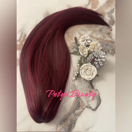 Опашка с шнола - Бургунди