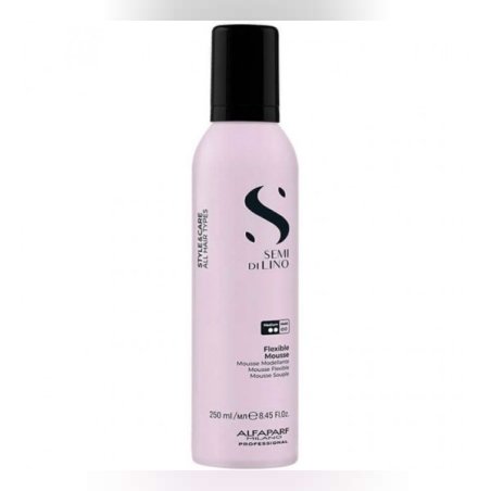 Пяна за коса със средна фиксация 250ml - Alfaparf Semi Di Lino Style and Care Flexible Mousse