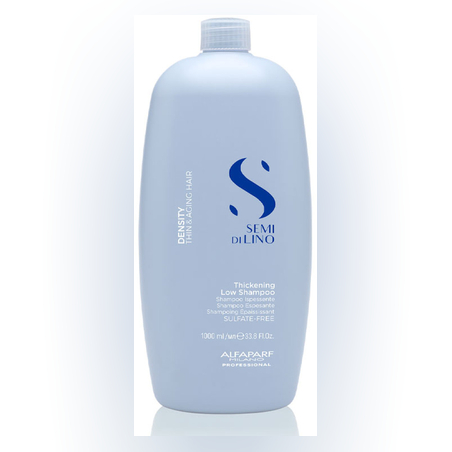 Уплътняващ шампоан за изтъняла коса Alfaparf Semi di Lino Density Thickening Low Shampoo 1000ml