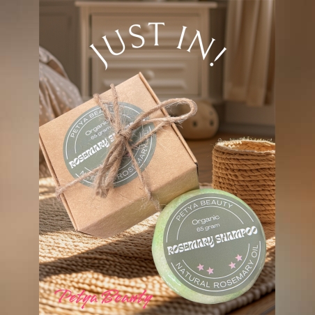 Твърд шампоан с Розмарин,Handmade, 100% Organic