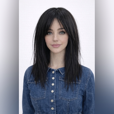 Перука - 100% естествен косъм - ЕВЕЛИН