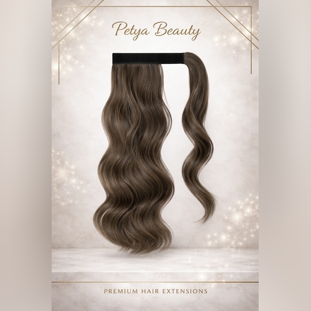 Опашка с лента/кичур - No: 6 (вълни)