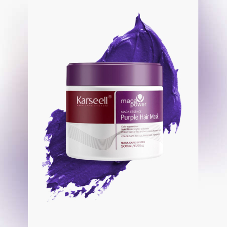 Лилава маска за матиране на руса коса Karseell 500 ml