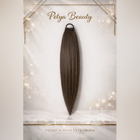 Опашка с ластик - Лешник (РЪЧНА изработка)