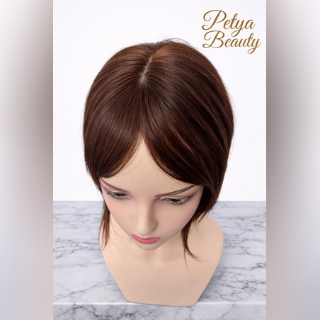 Тупе - 100% естествен косъм – Модел МИНИ - Кафяво No:6.4