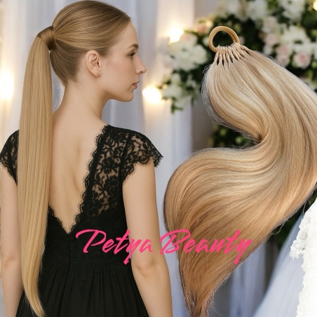 Опашка с ластик - Сахара-85 см