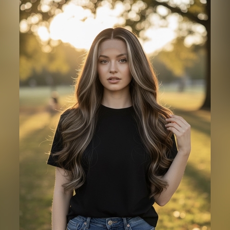 Перука - ЛЕЙЛА - РЕАЛИСТИЧЕН скалп