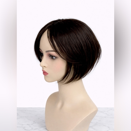 Тупе - 100% естествен косъм – Модел МИНИ - Тъмно кафяво No:3