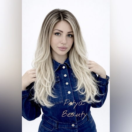 Перука - 100% естествен косъм - АНЕЛИЯ