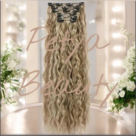 Комплект екстеншън от 6 части в цвят - КИЧУРИ ( КЪДРИЦИ)